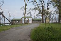 Nakuru überfluteter alter Eingang