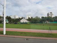 Minsk. Alte und neue Gebäude.