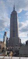 Ankunft in New York - Blick vom Hotel auf das Empire State Building