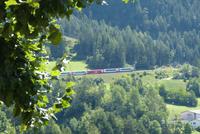 Von St. Moritz kommend