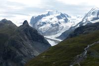 Blick zu den Gletschern