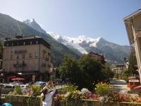 Mont-Blanc-Massiv mit Gletscher