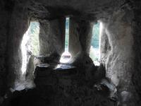 Schießscharten: selten gesehener Raum auf Schloss Chillon