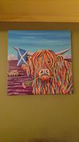 Schottische Kunst im Hotel in Newtonmore