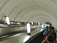 In der Moskauer U-Bahn