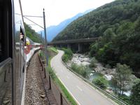 Fahrt mit dem Gotthard Panorama Express 