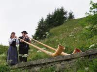 Auf der Schyniggen Platte - Alphornbläser