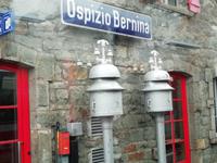 Die Station auf dem Berninapass