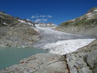 Rhone-Gletscher vom Hotel Belvedere