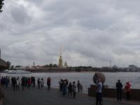 An der breitesten Newa-Stelle