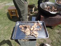 Das Fleisch  der Schafe gehört zu den wichtigsten Bestandteilen der Mahlzeit