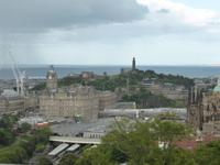 Edinburg - Blick vom Castle zum Carlton Hill