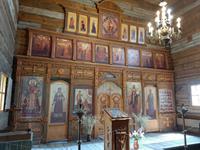 Susdal. Freilichtmuseum. In der Winterkirche. 