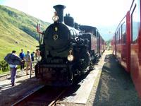 Mit Dampf auf der Furka  - Bergstrecke 