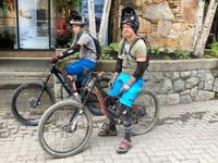 Downhill biker in Whistler