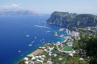 Blick auf Capri von der Villa Munthe aus
