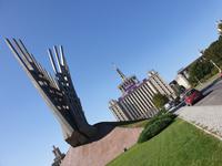 Bukarest - Pressehaus - Architektur in Anlehnung an die Moskauer Lomonossow-Universität