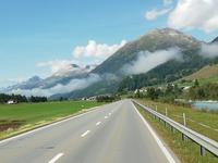 Fahrt durchs Engadin