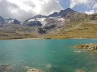 Fahrt mit dem Bernina-Express