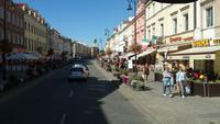 In den kleinen Straßen der warschauer Altstadt