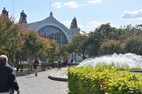 Blick auf den Bahnhof - Stadtrundgang beginnt