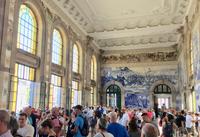 Porto, Azulejo-Malereien im Bahnhof Sao Bento
