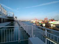Abschied von Irland im Hafen von Dublin