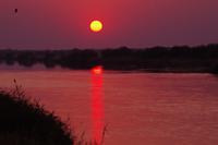 Sonnenuntergang am Kavango