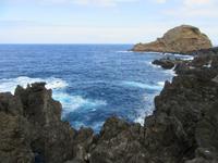 Wilder Atlantik in Porto Moniz