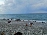 Am Strand, Botanischer Garten, Batumi