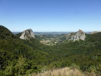 8. Tag Auvergne Felsen Tuiliere und Felsen Sanadoire