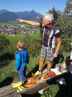 Picknick an der Kapelle
