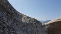 Georgien, Uplistsikhe, neugierige Eidechsen in Sicht