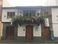 schön bepflanzte Holzbalkone