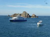 Fähre zwischen Sark und Jersey