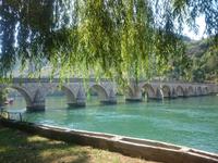 Visegrad - Brücke über Drina (auch Roman von Ivo Andric: Na Drini most)