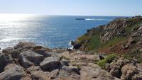 Wanderung an der Südküste Jerseys zum Corbiere Leuchtturm - Fähre