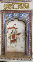 Malerei in einem Haveli