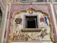 Wandmalerei in einem Haveli