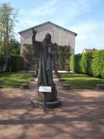 Statue des Zisterzienser-Gründers Robert de Molesme