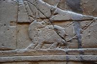 ein Nilpferd Symbol des Bösen