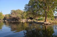 auf dem Weg in das nubische Dorf
