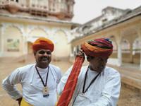 Ein Turban entsteht