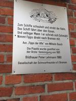 Spruch im Schnoorviertel