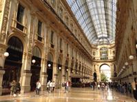in der Einkaufspassage Viktor Emanuele