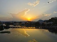 Sonnenuntergang in Udaipur