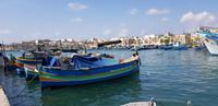 Malta - Marsaxlokk - Luzzu-Boote