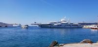 Mykonos - auch Yachten sind da
