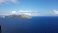 Insel Capri, Blick zur sorrentinischen Halbinsel