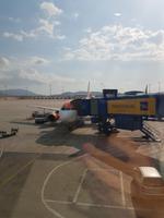 Ankunft am Flughafen Athen